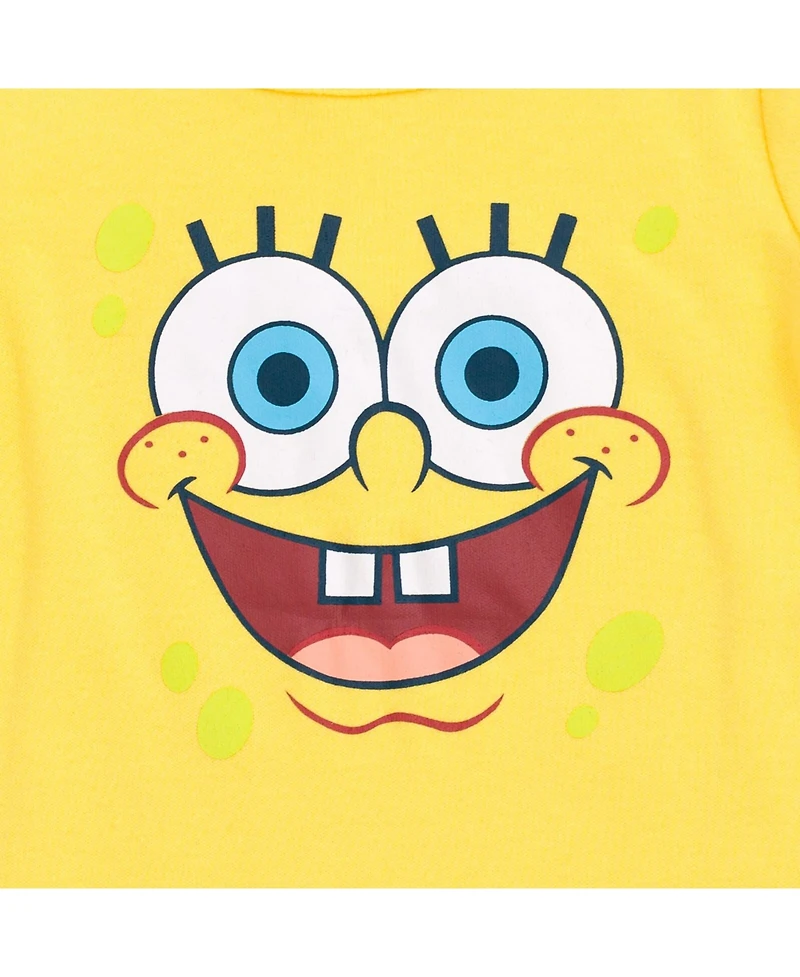 SpongeBob SquarePants Baby Boys Romper and Hat Newborn to