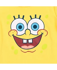 SpongeBob SquarePants Baby Boys Romper and Hat Newborn to