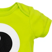 Monsters Inc. Baby Boys Pixar Toy Story Winnie the Pooh Bodysuit and Hat Set