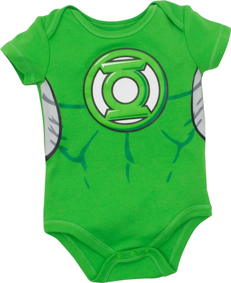 Justice League Baby Boys Batman Superman The Flash Aquaman 5 Pack Costume Bodysuits Newborn to