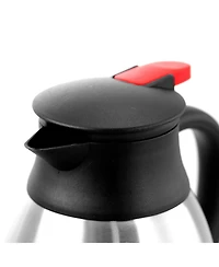 MegaChef 2 Quart Stainless Steel Thermal Beverage Carafe for Coffee and Tea