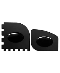 MegaChef 10.5 Inch 2-in-1 Pre-Seasoned Cast Iron Skillet and Fry Pan Set