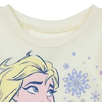 Frozen Toddler Girls Peplum T-Shirt and Leggings Outfit Set