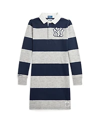 Polo Ralph Lauren Toddler And Little Girls Yankees Rugby Dress