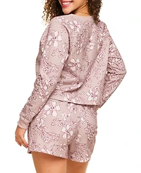 Adore Me Women's Lesley Sweatshirt & Shorts Set