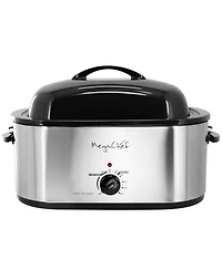 MegaChef 22 Quart Electric Roaster Oven with High Dome Self-Basting Lid