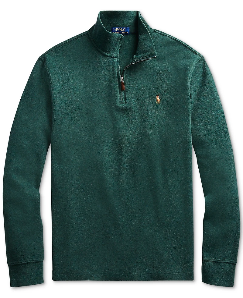 Polo Ralph Lauren Men's Estate-Rib Cotton Quarter-Zip Pullover