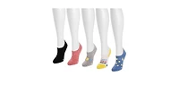 Muk Luks Women's Set of 5 Pickleball No Show Socks