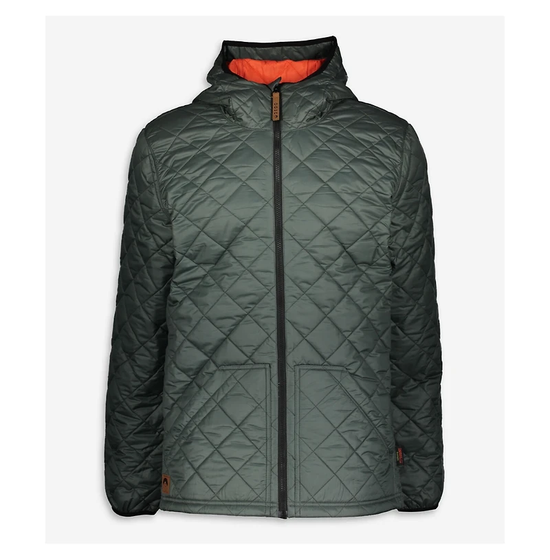 Oosc Men's Grey Glacier Thermolite Insulated Jacket