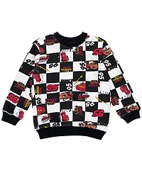 Disney Boys Lion King Toy Story Cars French Terry Sweatshirt and Jogger Pants Outfit Set to (2T - 10-12)