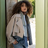 Atri - Large Silk Scarf