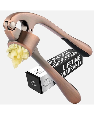 Premium Garlic Press - Durable Masher with Soft, Easy to Squeeze Handle