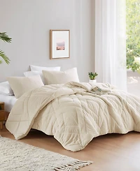 510 Design Kyla Double Diamond Quilted Teddy 3-Pc. Comforter Set, King/California King