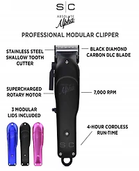 StyleCraft Professional Absolute Alpha Professional Modular Cordless Hair Clipper