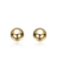 GigiGirl 14K Gold Plated Round Ball Stud Earrings
