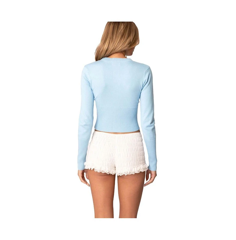Edikted Women's Alaina Button Front Cardigan