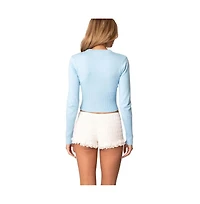Edikted Women's Alaina Button Front Cardigan