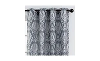 Chanasya Premium Damask Pattern Luxury Beige Curtains