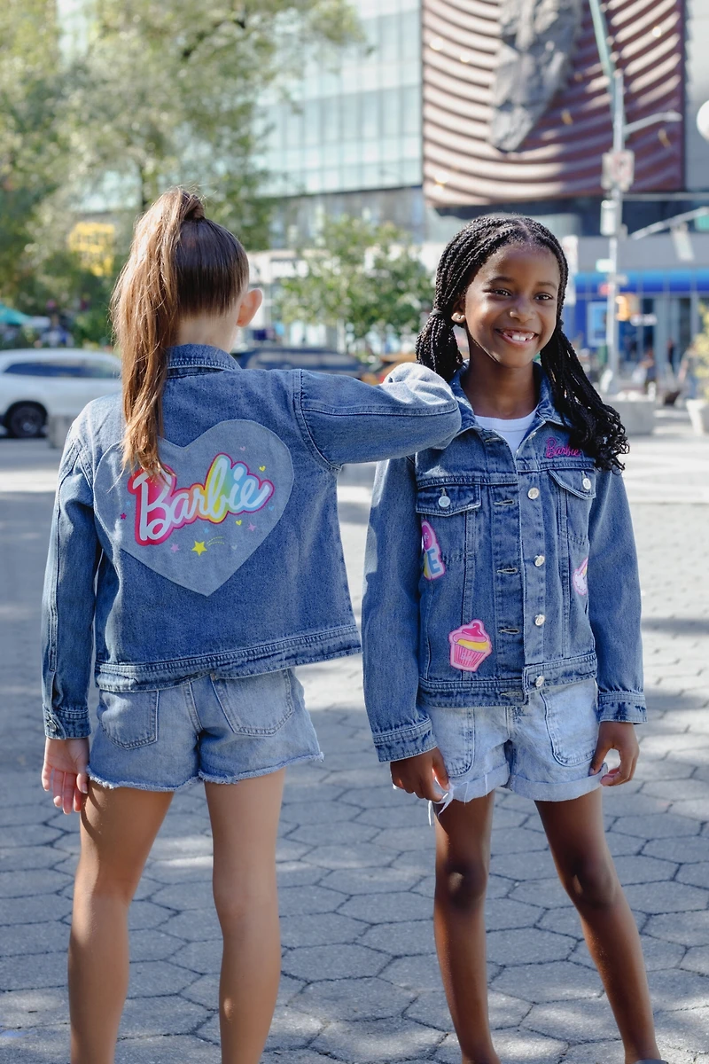 Barbie Little Girls Denim Jacket