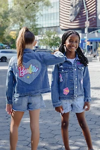 Barbie Little Girls Denim Jacket
