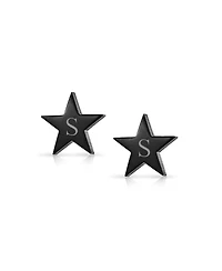 Bling Jewelry American Patriotic Celestial Rock Star Super Stars Stud Earrings Stainless Steel 10MM