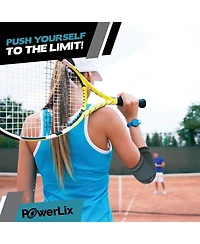 Powerlix Elbow Brace Compression Support for Pain Relief (Pair)