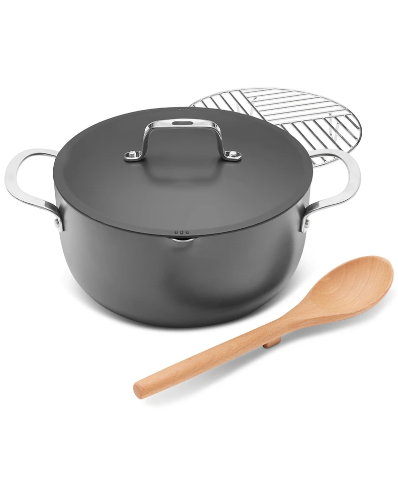 The Cellar 6-Qt. Ceramic Nonstick Complete Stock Pot, Exclusively at Macy's