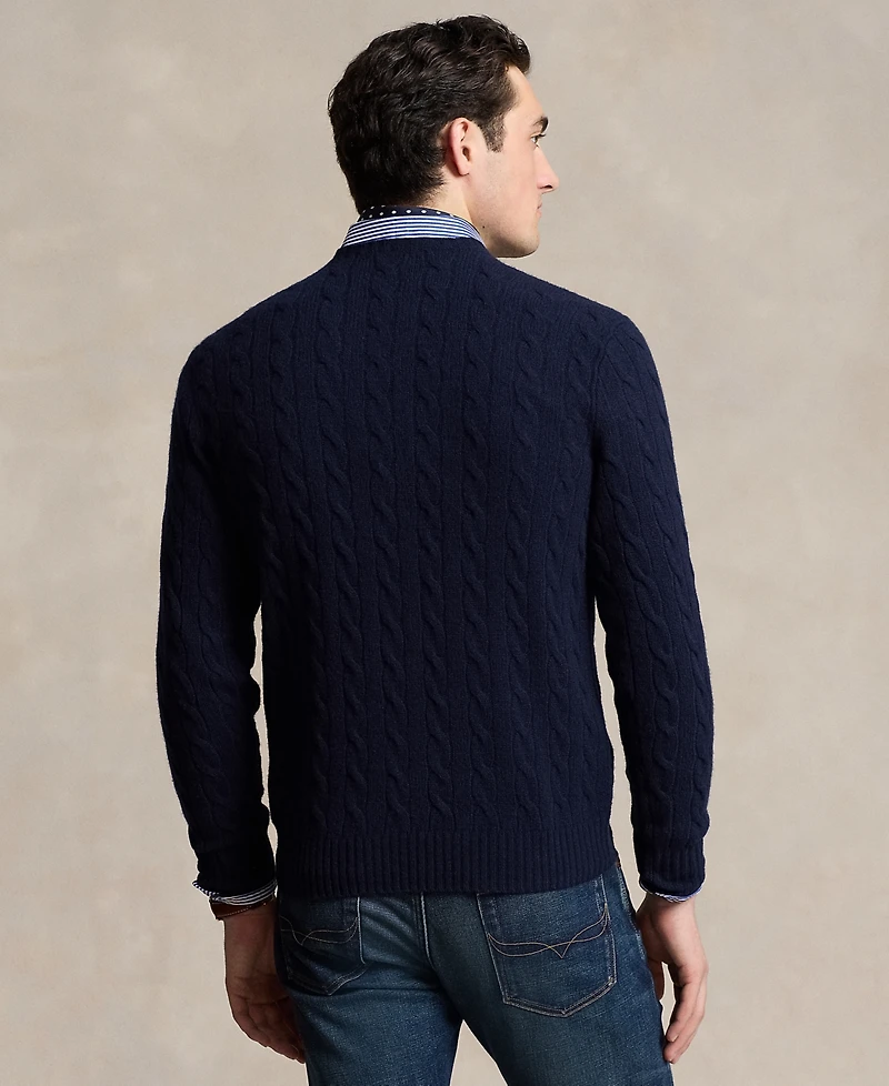 Polo Ralph Lauren Men's Wool-Cashmere Cable-Knit Sweater