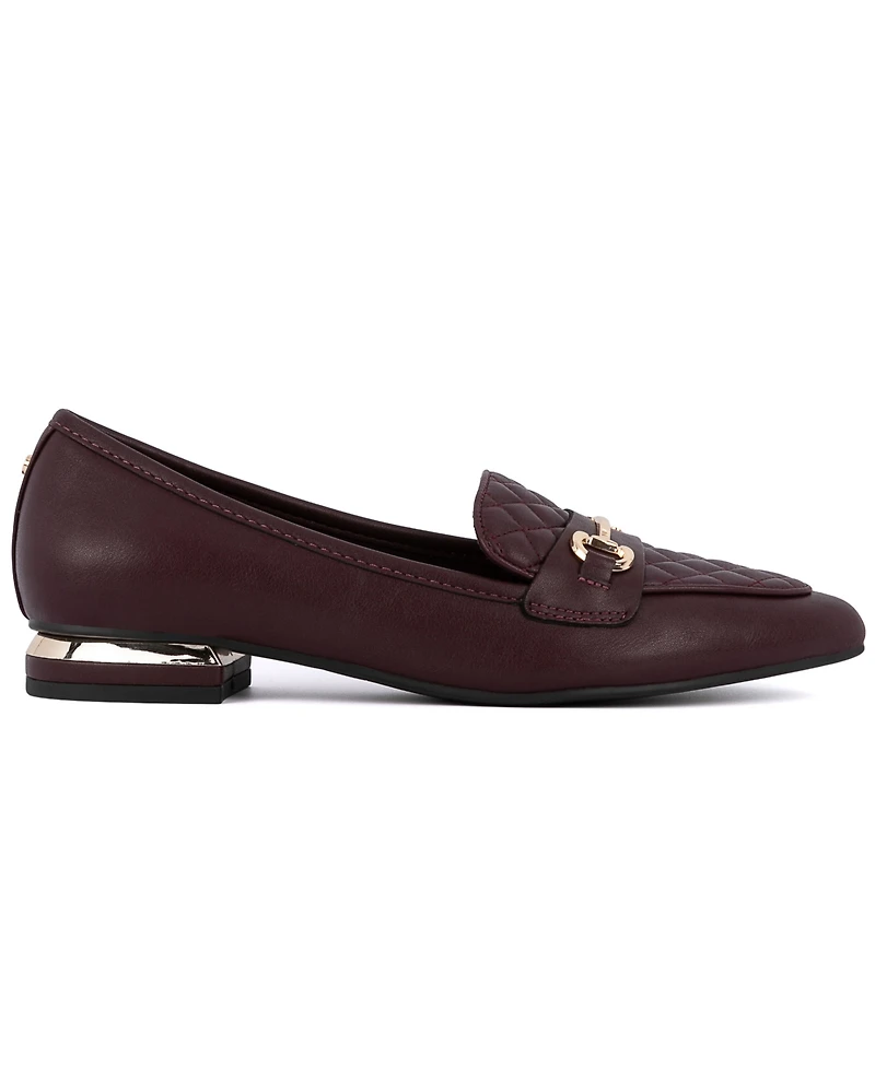 Jones New York Women's Quadia Pointed Toe Quilted Loafers