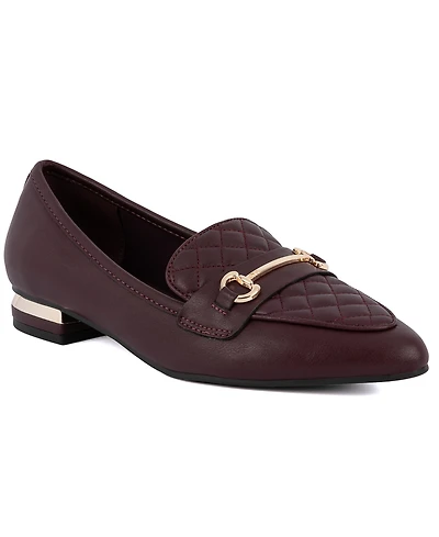 Jones New York Women's Quadia Pointed Toe Quilted Loafers