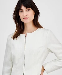 Le Suit Women's Jewel-Neck Topper & Empire-Seam Midi Dress Set