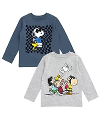 Peanuts Toddler Boys Woodstock 2 Pack Long Sleeve T-Shirts