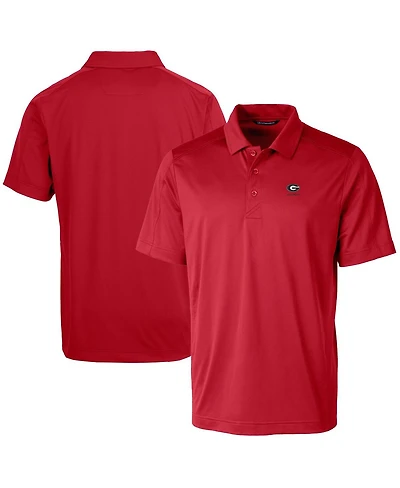 Cutter & Buck Men's Georgia Bulldogs Alumni Logo Prospect Textured Stretch Polo