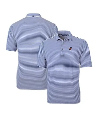 Cutter & Buck Men's Florida Gators Throwback Logo Virtue Eco Pique Stripe Polo