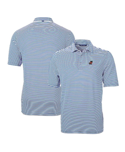 Cutter & Buck Men's Florida Gators Throwback Logo Virtue Eco Pique Stripe Polo