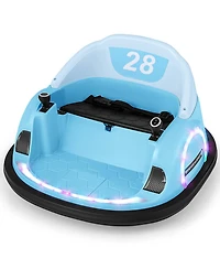 12V Electric 360° Spin Car Toy Ride on Bumper for Toddlers with Remote Control