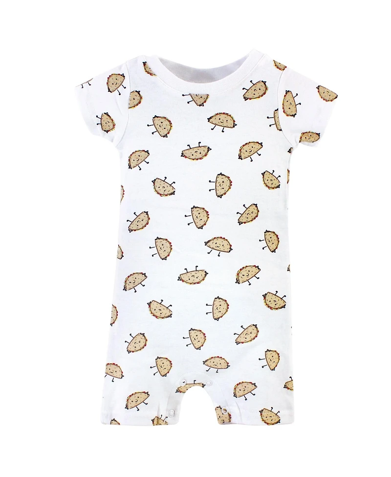 Hudson Baby Boys Soft Cotton Jumpsuits