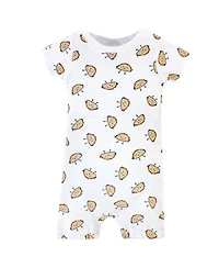 Hudson Baby Boys Soft Cotton Jumpsuits