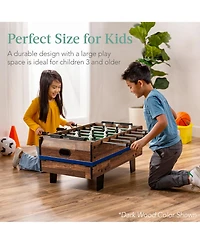 Best Choice Products 11-in-1 Kids Combo Game Set w/ Ping Pong, Foosball, Air Hockey, 5 Accessory Bags