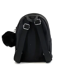 Like Dreams Jasper Rhinestone Pom Pom Backpack