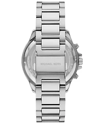 Michael Kors Men's Sage Chronograph Silver-Tone Stainless Steel Watch 42mm