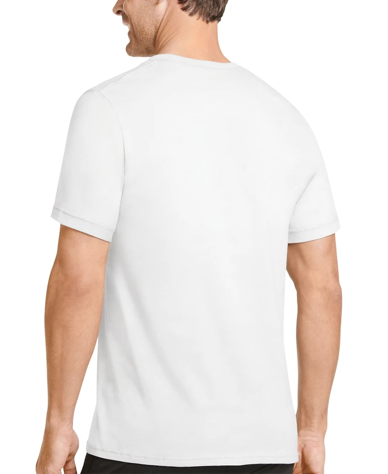 Jockey Men's Big & Tall Classic Tagless V-Neck Undershirt 2-pack
