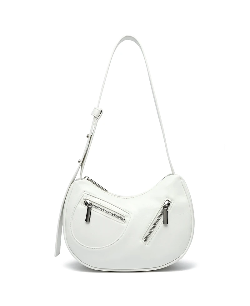 Like Dreams Dolce Crackled Shoulder Bag