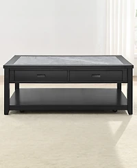 Garvine 47" Wood Cocktail Table