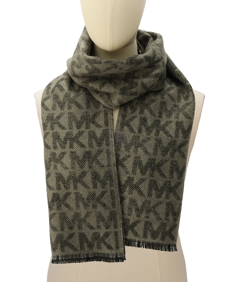 Michael Kors Men's Reversible Mk Logo Scarf