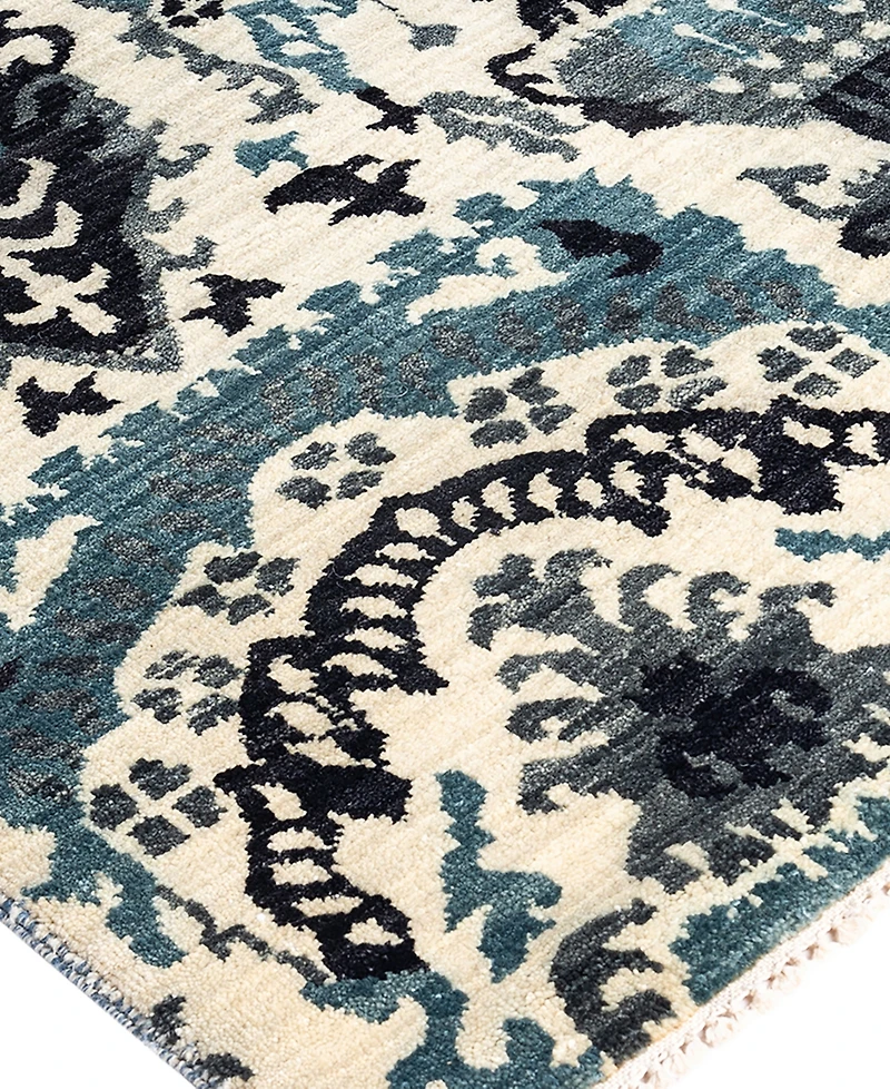 Adorn Hand Woven Rugs Indian Ooak M6179 8'1''x10'1'' Area Rug
