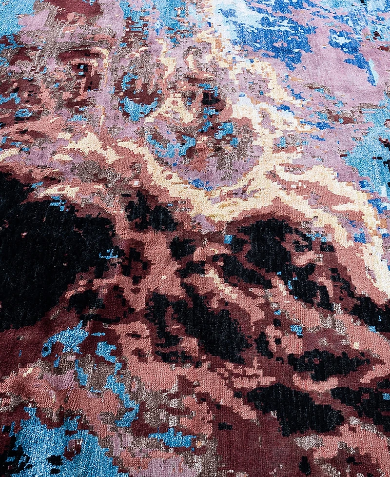 Adorn Hand Woven Rugs Indian Ooak M7131 9'1''x12'1'' Area Rug