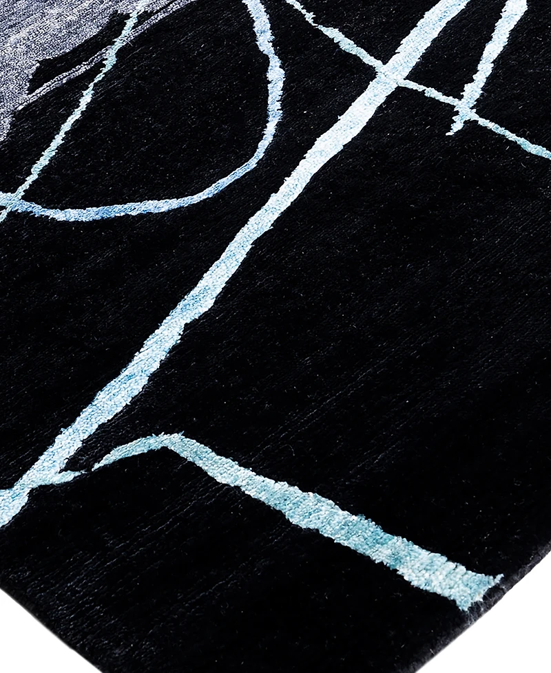 Adorn Hand Woven Rugs Indian Ooak M7024 9'1''x11'10'' Area Rug