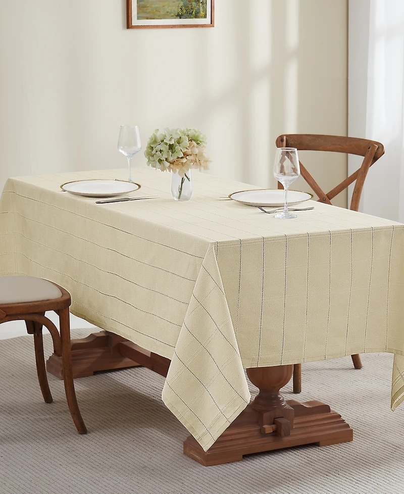 Izod Chadwick Lurex Tablecloth, 52" x 70"