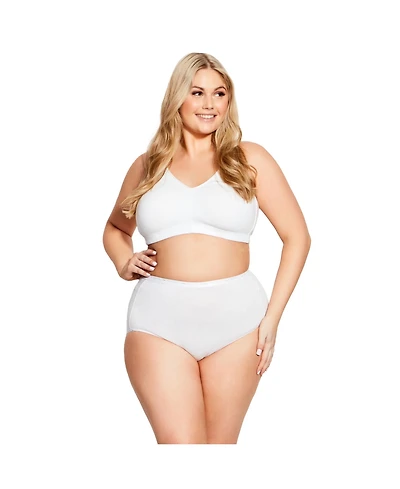 Avenue Women's Comfort Cotton No Wire Bra